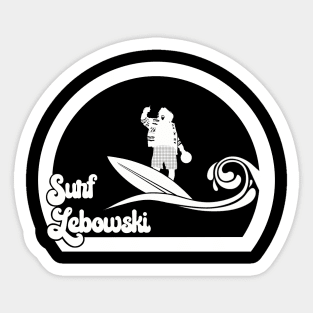 Surf Lebowski Sticker